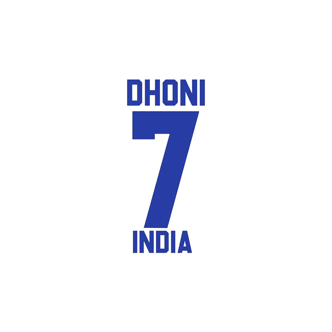 dhoni 7 Sticker